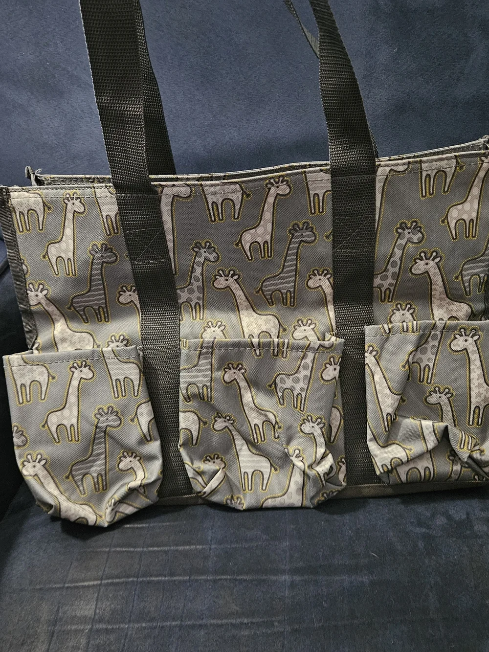 Thirty-One Giraffe-Print Zip-Top Bag